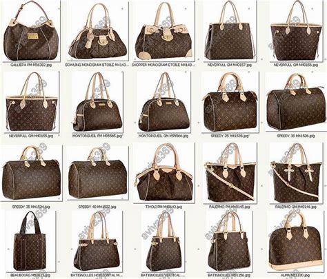 names of louis vuitton bags